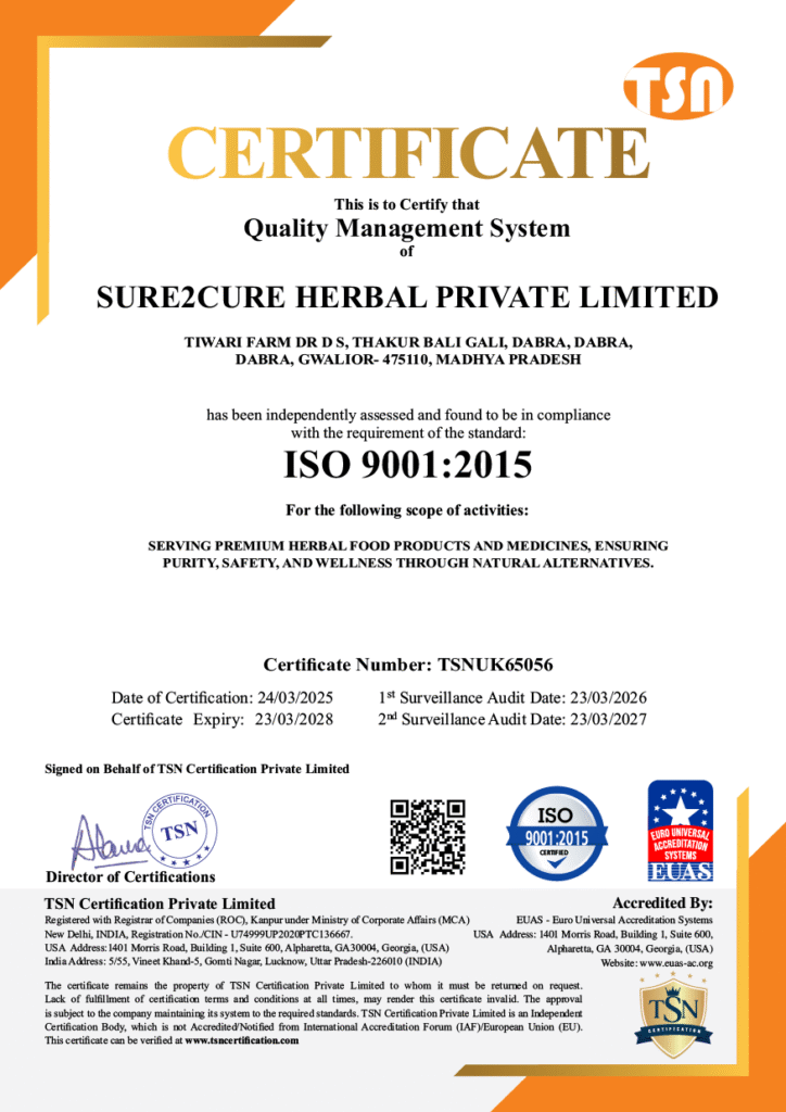 Certificate of Quality Management System